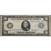 Image 2 : 1914 $20 Large Size Federal Reserve Note (Chicago, IL) Sig. White & Mellon Fr-991a Grades vf+