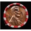 Image 2 : Shotgun Lincoln 1c roll, 1967-p 50 pcs Bank Wrapper.