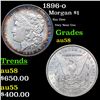Image 1 : 1896-o Morgan Dollar $1 Grades Choice AU/BU Slider