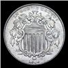 Image 2 : 1866 Rays Shield Nickel 5c Graded ms63+ BY SEGS