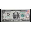 Image 2 : 1976 $2 Federal Reserve Note 1st Day of Issue, with Stamp Grades Gem CU