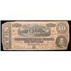 Image 2 : 1864 $10 Confederate Note, T68 Grades vf++