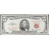 Image 2 : 1963 $5 Red seal United States Note Grades vf++