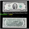 Image 1 : 1976 $2 Green Seal Federal Reseve Note Grades Gem CU