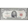 Image 2 : 1963 $5 Red seal United States Note Grades vf++