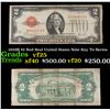 Image 1 : 1928B $2 Red Seal United States Note Key To Series Grades vf+