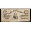 Image 2 : 1861 $50  CONFEDERATE STATES CURRENCY CIVIL WAR NOTE T-14 Grades vf++
