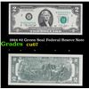 Image 1 : 1994 $2 Green Seal Federal Reseve Note Grades Gem++ CU