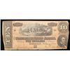 Image 2 : 1864 $10 Confederate Note, T68 Grades vf+