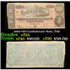 Image 1 : 1864 $10 Confederate Note, T68 Grades vf+