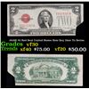 Image 1 : 1928E $2 Red Seal United States Note Key Date To Series Grades vf++