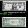 1935E $1 Blue Seal Silver Certificate Grades Choice AU