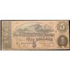 Image 2 : 1864 $5 Confederate Note, T69 Grades vf+