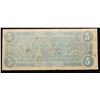 Image 3 : 1864 $5 Confederate Note, T69 Grades vf+