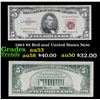 Image 1 : 1963 $5 Red seal United States Note Grades Select AU