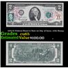 Image 1 : 1976 $2 Federal Reserve Note 1st Day of Issue, with Stamp Grades Gem CU
