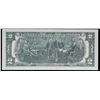 Image 3 : 1976 $2 Federal Reserve Note 1st Day of Issue, with Stamp Grades Gem CU