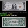 Image 1 : 1935A $1 Silver Certificate Hawaii, Signatures of Julian & Morgenthau Grades Choice AU/BU Slider