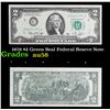 Image 1 : 1976 $2 Green Seal Federal Reseve Note Grades Choice AU/BU Slider