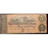 Image 2 : 1864 $5 Confederate Note, T69 Grades f+