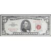 Image 2 : 1963 $5 Red seal United States Note Grades xf