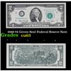Image 1 : 1989 $2 Green Seal Federal Reseve Note Grades Select CU