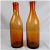 Image 3 : Set of 4 Vintage Hand Blown Glass Oil Bottles