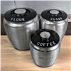 Image 1 : Vintage 3 Piece Cannister Set