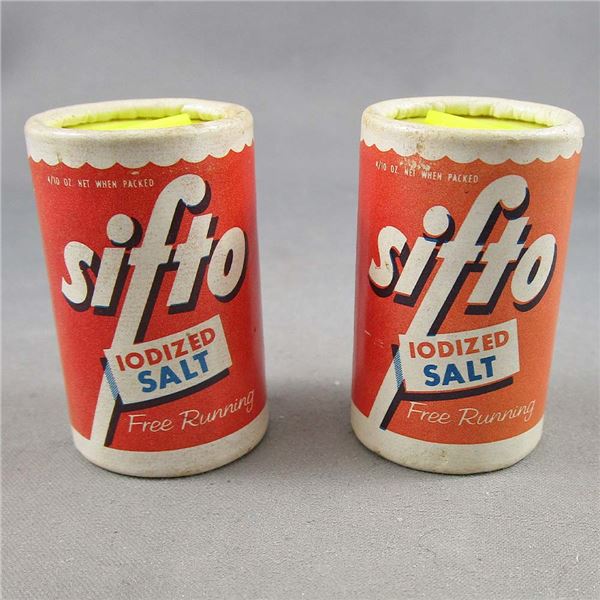 2 Mini Sifto Salt Shakers