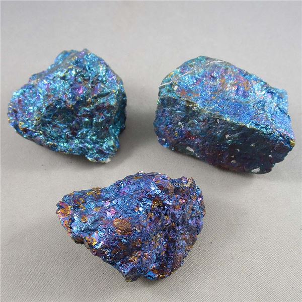 3 Premium Peacock Ore from Mexico