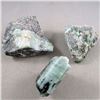 Image 1 : Set of 3 Emeralds (2 raw - 1 polished)