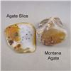 Image 2 : Lot of 5 Mineral Specimens - Agate, Calcite, Celestite, Ammonite Fossil