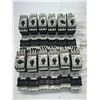 Image 1 : Lot of (12) Allen-Bradley #140M-C2E-C10 Contactors on 141A-GS54*25 Bases