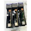 Image 2 : Lot of (3) Allen-Bradley #1756-EN2T Bridge Modules - Covers Missing or Loose