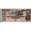 Image 1 : 1864 $10 Confederate States of America Note