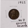 Image 1 : 1922 No D Strong Reverse Lincoln Wheat Cent Coin