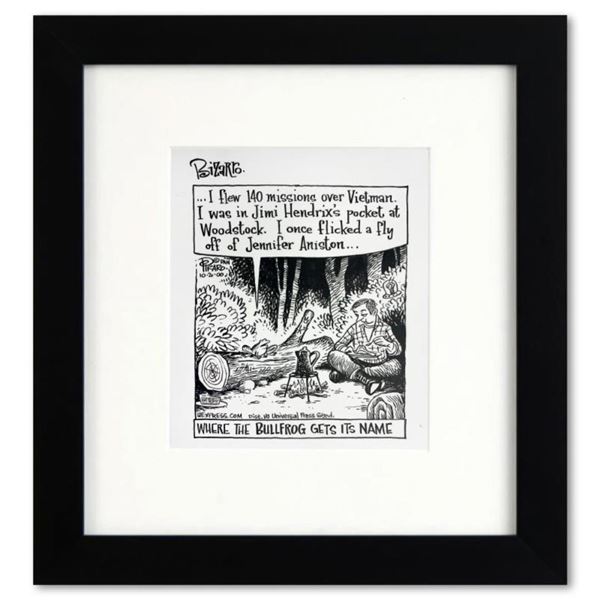 Bizarro "Bullfrog Name" Original Pen And Ink On Paper