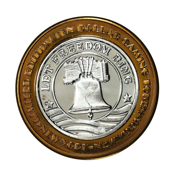 .999 Silver New York New York Hotel & Casino $10 Limited Edition Gaming Token
