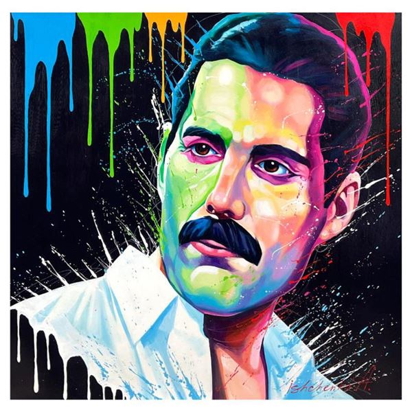 Ishchenko "Freddy Mercury" Original Acrylic On Canvas