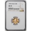 Image 1 : 1999 $5 American Gold Eagle Coin NGC MS70