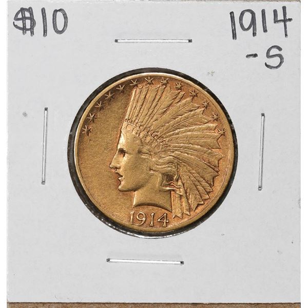 1914-S $10 Indian Head Eagle Gold Coin