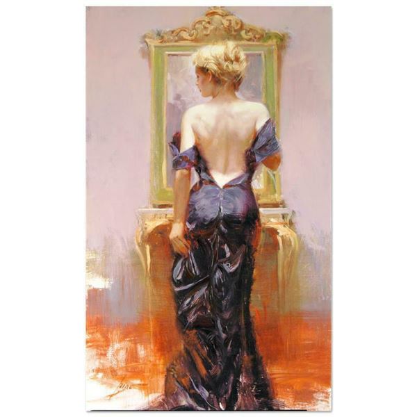 Pino (1939-2010) "Evening Elegance" Limited Edition Giclee On Canvas
