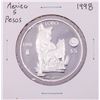 Image 1 : 1998 Mexico 5 Pesos Proof Canis Lupus Silver Coin