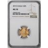 Image 1 : 2015 $5 American Gold Eagle Coin NGC MS70
