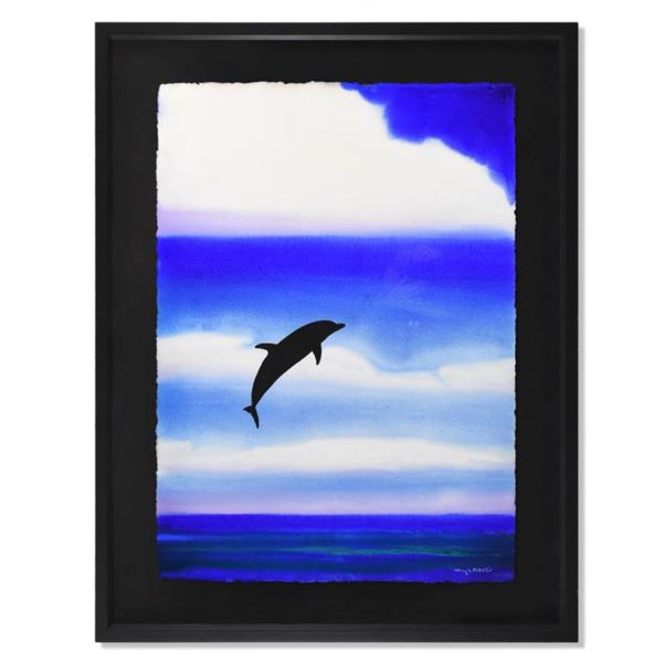 Wyland "Dolphin Seas" Original Watercolor On Paper