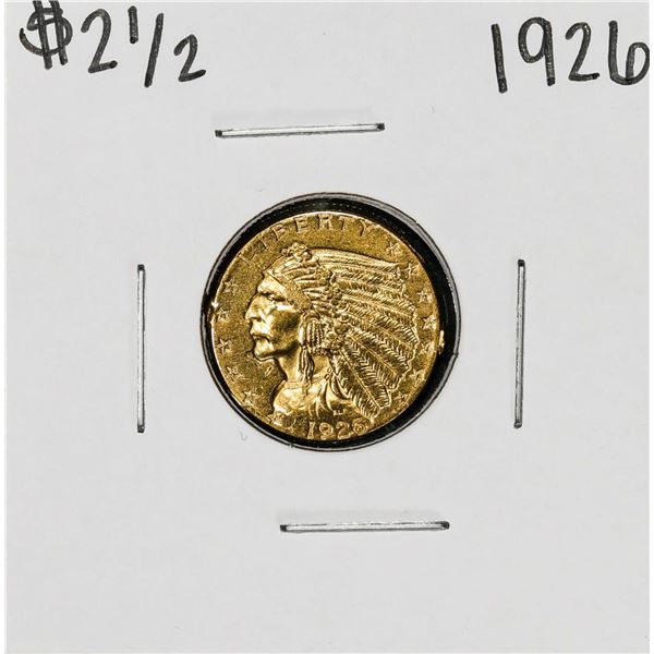 1926 $2 1/2 Indian Head Quarter Eagle Gold Coin