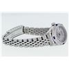Image 8 : Rolex Ladies Stainless Steel Gray Roman Sapphire and Diamond Datejust Wristwatch