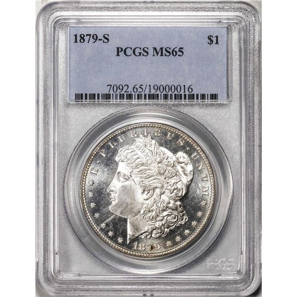 1879-S $1 Morgan Silver Dollar Coin PCGS MS65