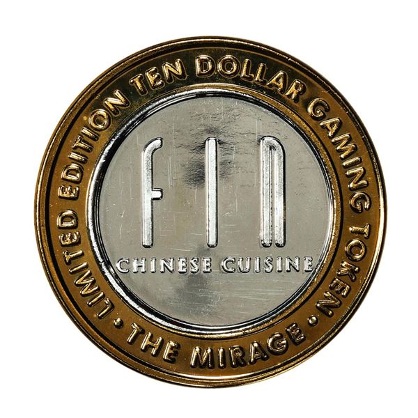 .999 Silver Mirage Las Vegas, Nevada $10 Casino Limited Edition Gaming Token