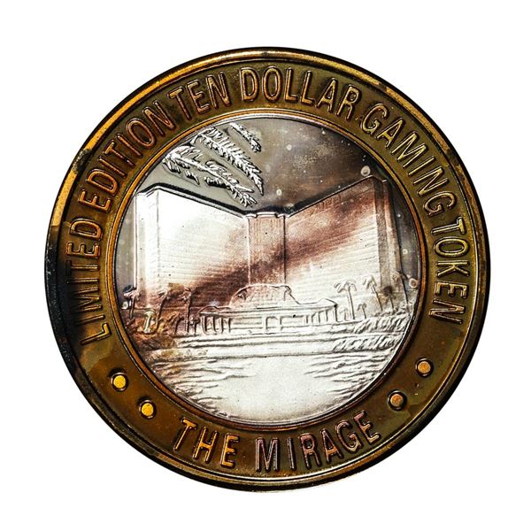 .999 Silver Mirage Las Vegas, Nevada $10 Casino Limited Edition Gaming Token